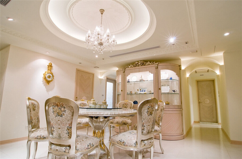 陳公館  法式新古典大器別墅餐廳設(shè)計(jì)方案