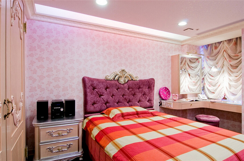 陳公館  法式新古典大器別墅女孩房設(shè)計(jì)實(shí)景圖