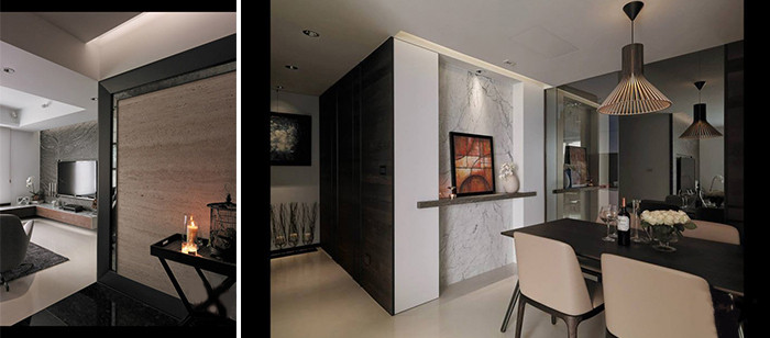 黑白灰質(zhì)感現(xiàn)代風格別墅設計效果圖