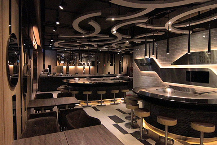 臺北凱林鐵板燒餐廳設(shè)計效果圖