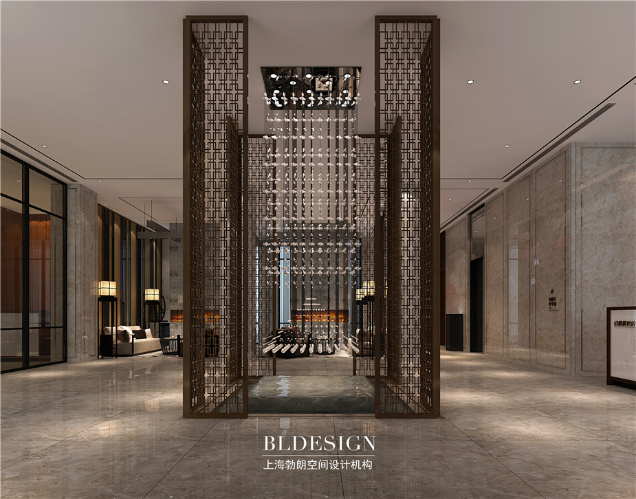 時尚典雅的大堂空間
