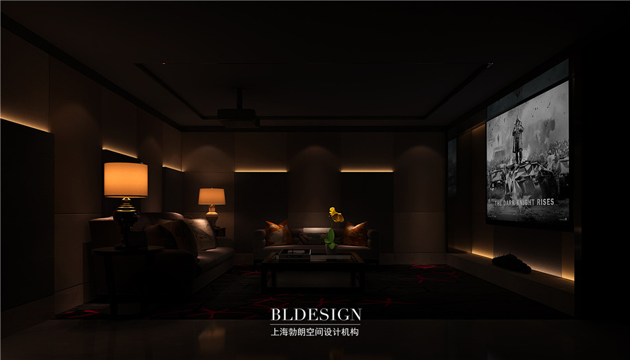 時尚之約  鄭州CBD最新復(fù)式別墅豪宅影音室設(shè)計