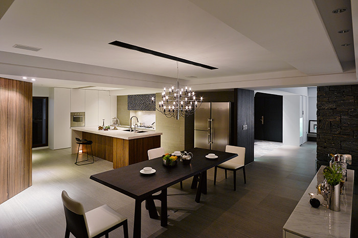 開放式別墅餐廳設(shè)計(jì)方案