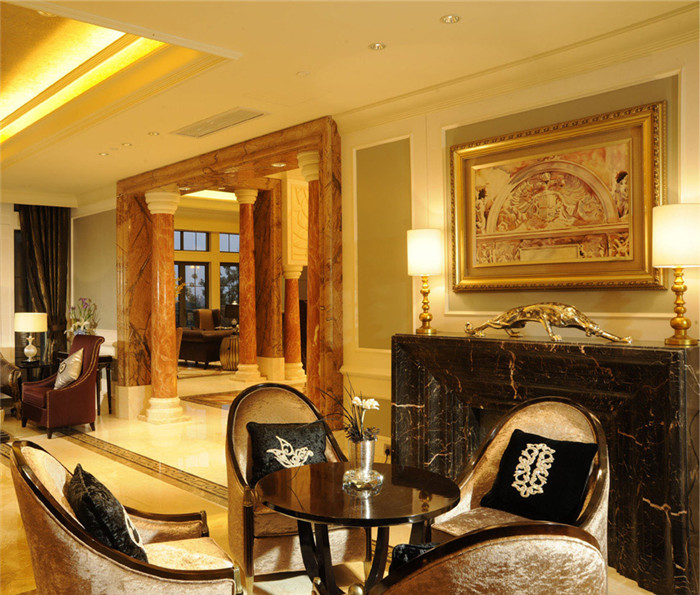 華麗明快的別墅社區(qū)配套會(huì)所室內(nèi)設(shè)計(jì)