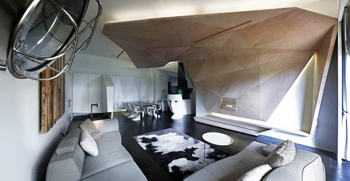 結(jié)構(gòu)主義別墅客廳設(shè)計(jì)