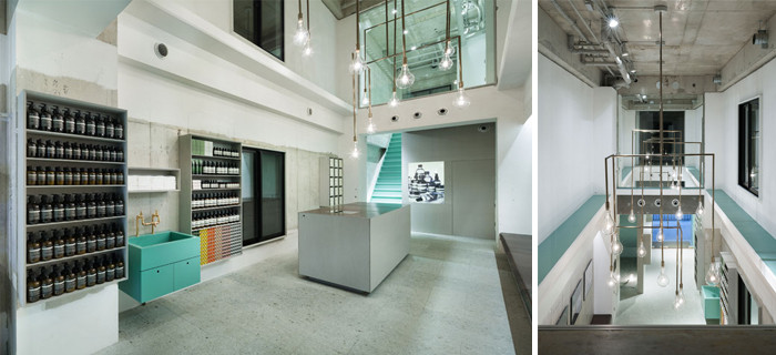 清新時(shí)尚的化妝品店效果圖