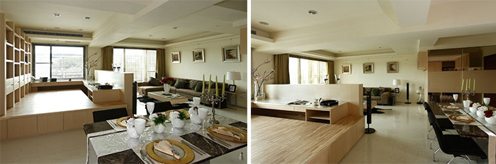 開放式別墅客廳