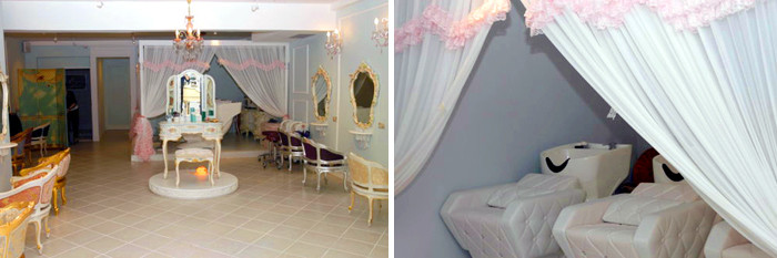 歐式浪漫風(fēng)美發(fā)沙龍會所設(shè)計