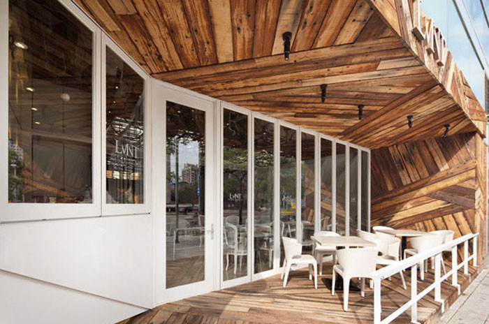 LMNT時尚餐廳酒吧入口設(shè)計