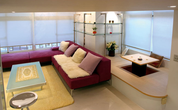 現(xiàn)代時尚的小面積Loft復式別墅設計