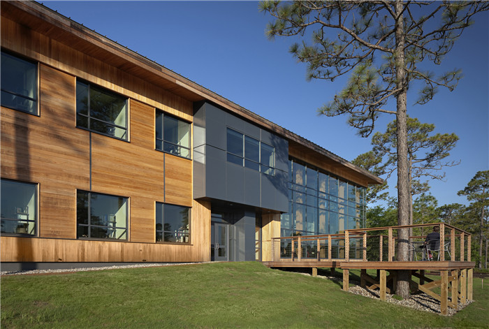 美國Live Oak銀行總部辦公建筑外觀