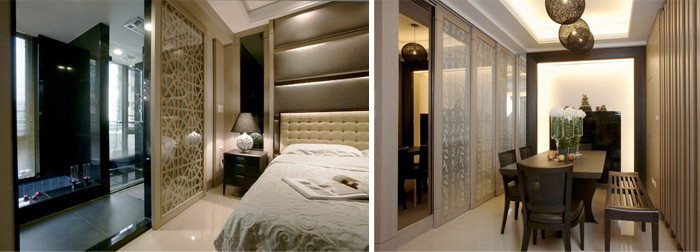 中式豪宅主臥設計方案