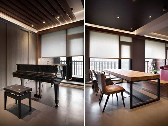 開(kāi)放式別墅餐廳