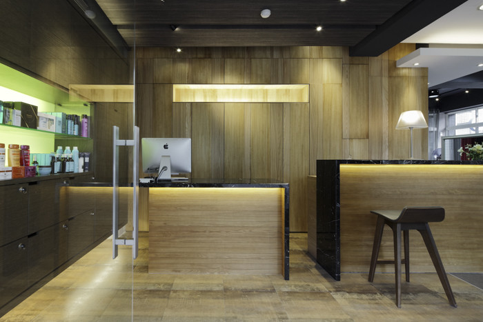 美發(fā)店接待擺臺(tái)設(shè)計(jì)