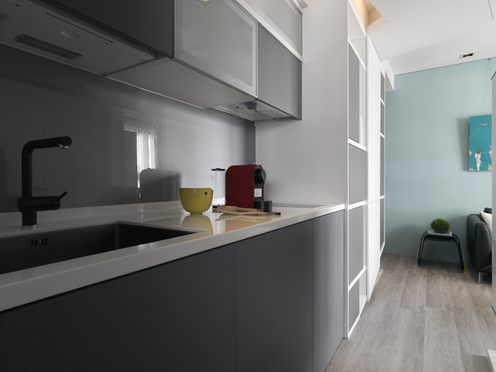 40平精裝簡約豪宅廚房設(shè)計(jì)
