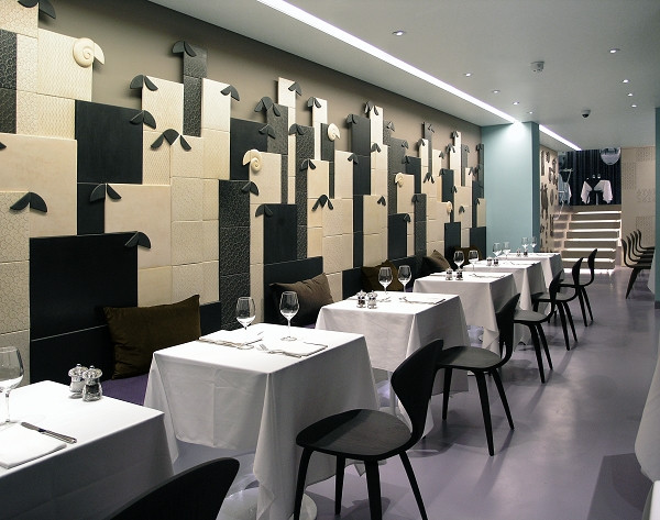 時(shí)尚特色餐廳室內(nèi)設(shè)計(jì)案例