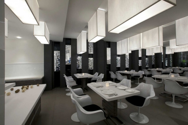 時(shí)尚簡(jiǎn)約的國(guó)外餐廳室內(nèi)設(shè)計(jì)案例