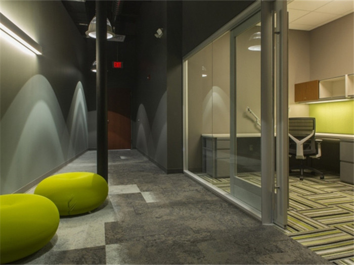 清新時尚的辦公空間設計方案