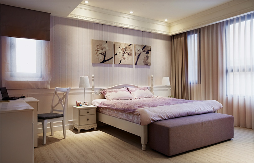 返璞歸真·現(xiàn)代簡約的自建房豪宅臥室設計效果圖