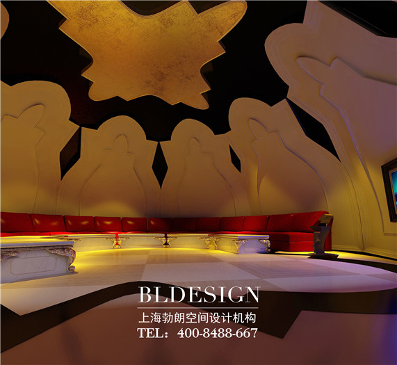 山西九號公館音樂酒吧豪華包房設(shè)計(jì)效果圖