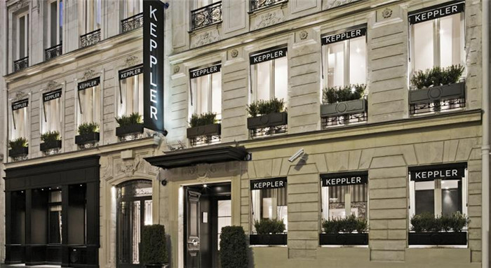 樸素而典雅的巴黎開普勒酒店外觀設(shè)計欣賞