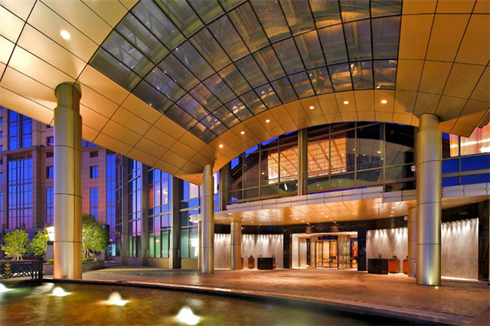 寧波洲際酒店入口處設(shè)計