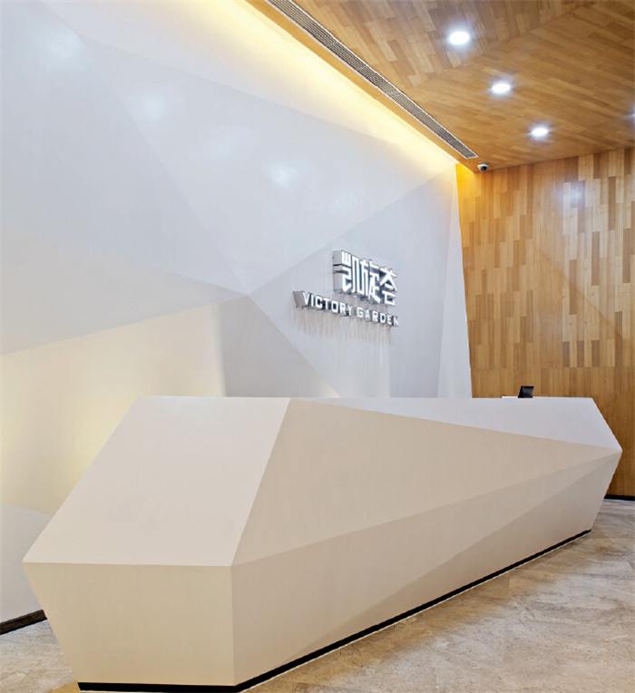 凱旋薈售樓處會所接待臺設計