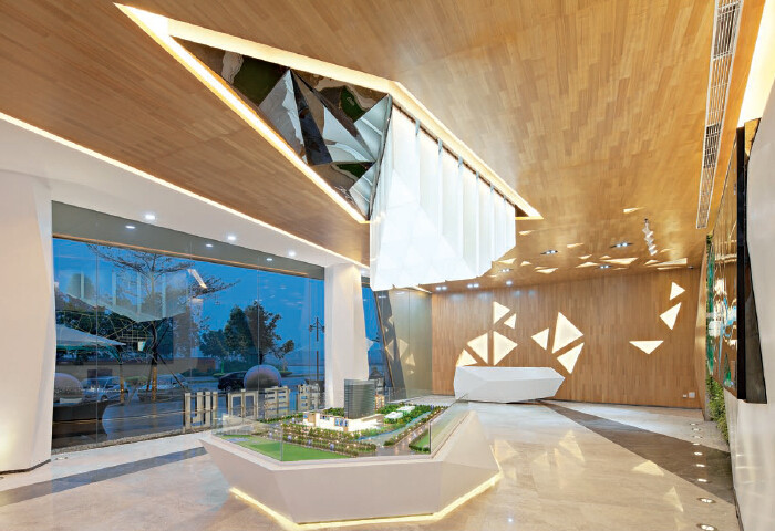 營銷中心沙盤展示區(qū)設計