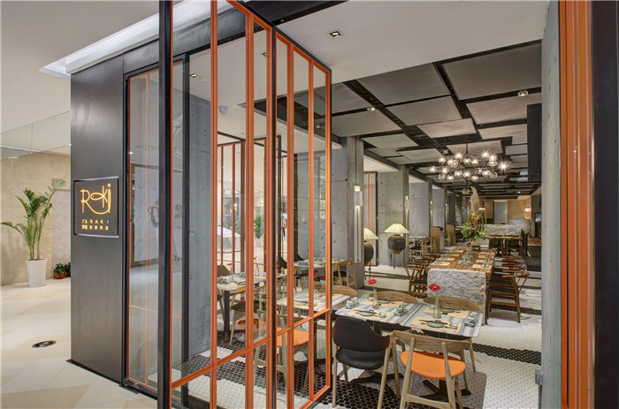 青島RAKI蘿喜餐廳入口設(shè)計