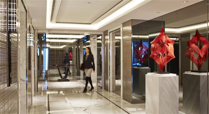 明亮的五星級酒店空間