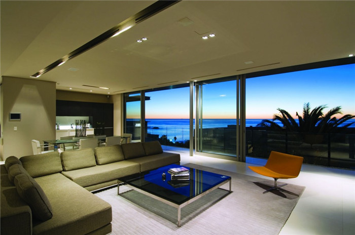 簡潔大氣的開放式獨棟別墅室內(nèi)設計