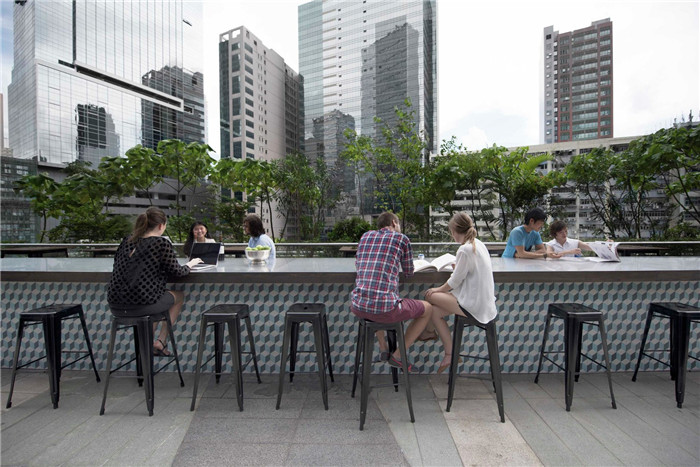 辦公室建筑外展露臺