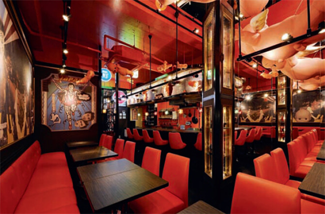 日式鐵板燒餐廳室內(nèi)設計