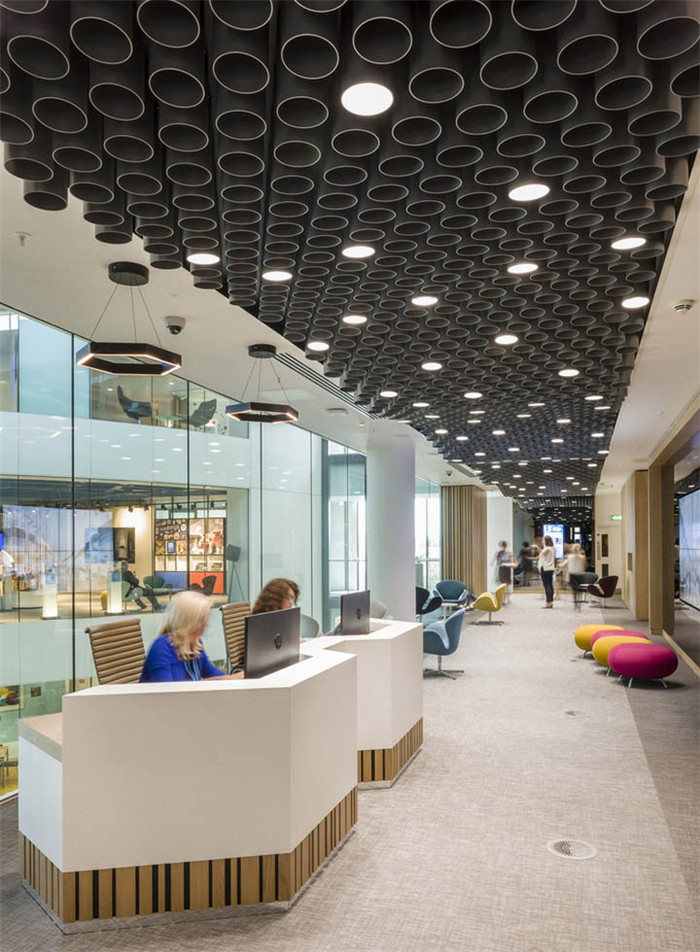 辦公室接待區(qū)：前臺設計