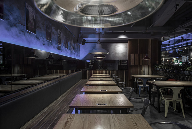 特色小龍蝦餐廳裝修設(shè)計效果圖