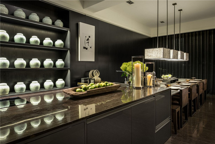 現(xiàn)代東方美學(xué)別墅室內(nèi)設(shè)計(jì)效果圖