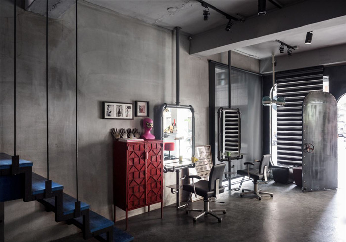 Loft工業(yè)風格發(fā)廊設(shè)計案例
