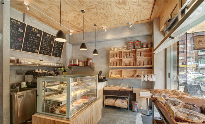樸實(shí)個性溫馨的面包店設(shè)計