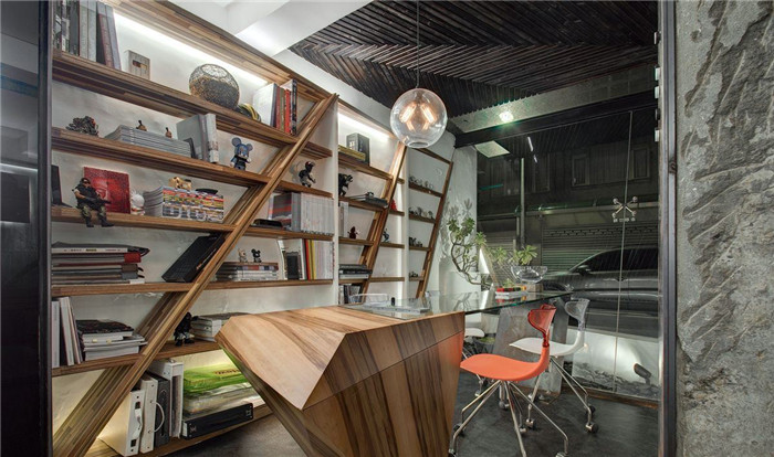 質(zhì)樸粗獷的辦公空間設(shè)計