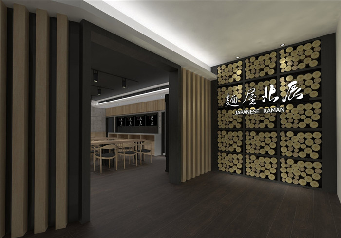 鄭州專業(yè)餐廳設計公司分享地道日式拉面館設計方案