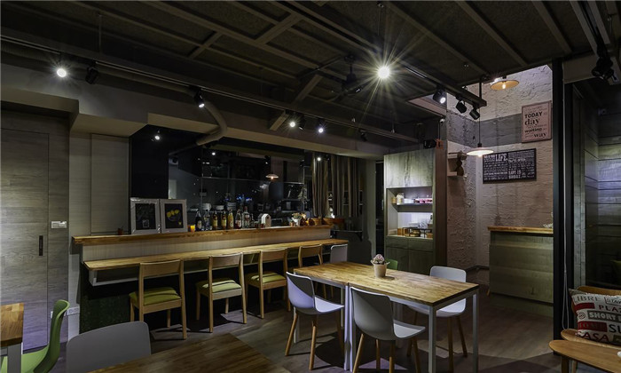 小清新休閑風(fēng)餐飲空間設(shè)計(jì)