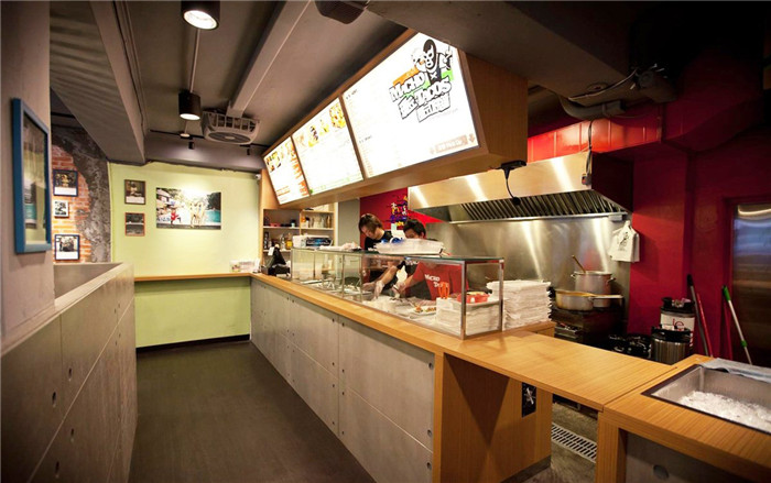 小型時尚快餐店設(shè)計案例