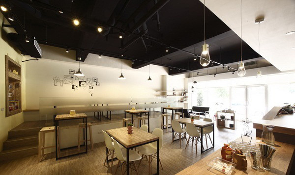 特色簡(jiǎn)約風(fēng)格咖啡店設(shè)計(jì)說(shuō)明