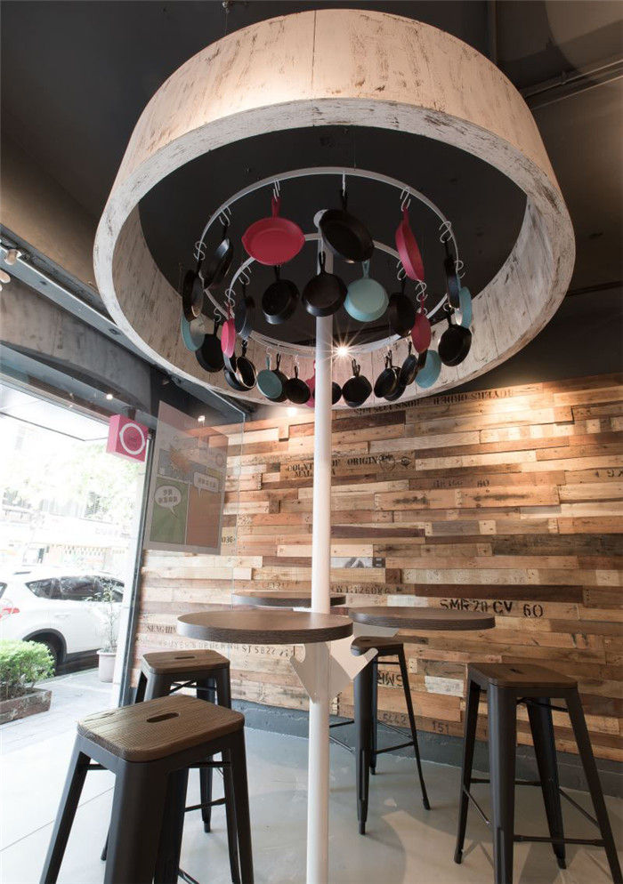 復(fù)古時(shí)尚的快餐店設(shè)計(jì)方案