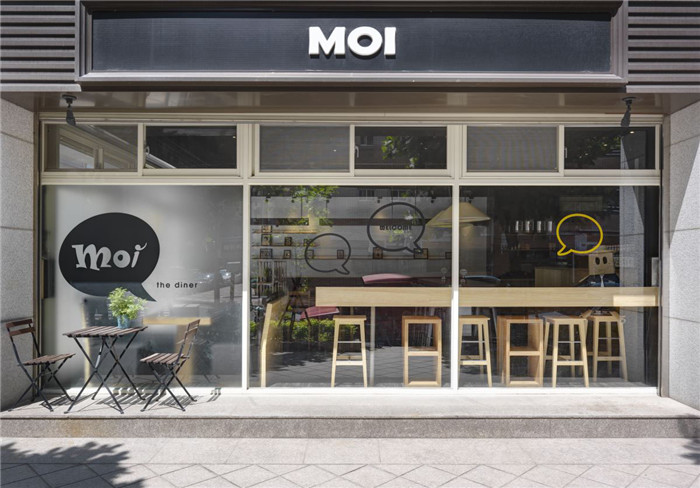 小型特色快餐店外觀設(shè)計(jì)效果圖