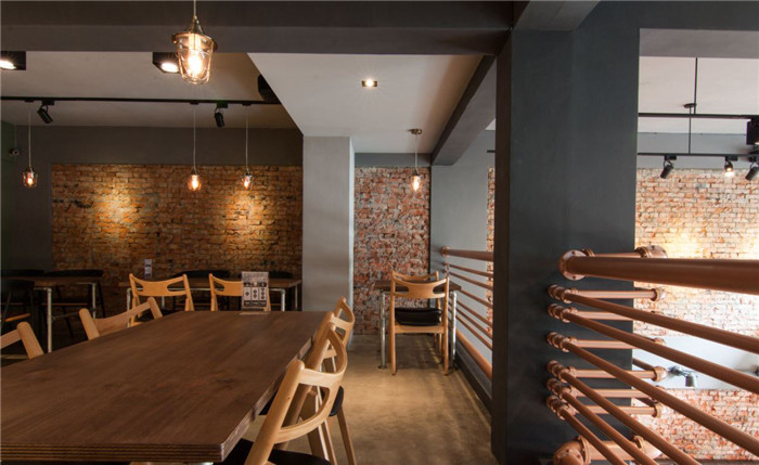 Loft工業(yè)風家庭烘焙親子餐廳設(shè)計方案