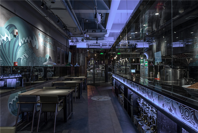 特色小龍蝦主題餐廳裝修設(shè)計(jì)案例