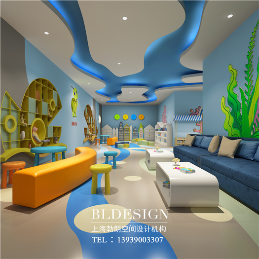 鄭州維拉米特彩虹島主題兒童游樂(lè)中心圖書(shū)室設(shè)計(jì)