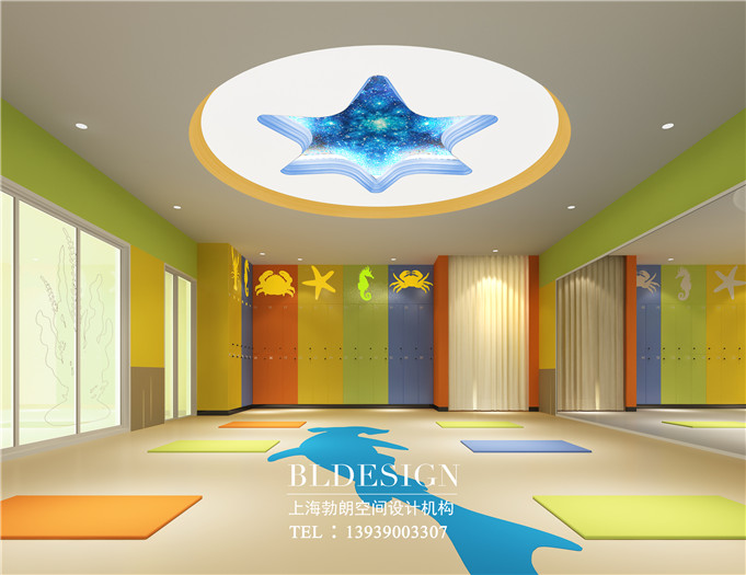 鄭州維拉米特彩虹島主題兒童游樂(lè)場(chǎng)音體教室設(shè)計(jì)效果圖