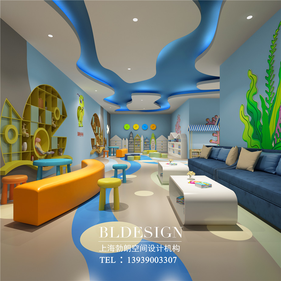 鄭州兒童活動中心圖書室設(shè)計